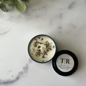 Telle and Resa Watermint and clementine scented candle